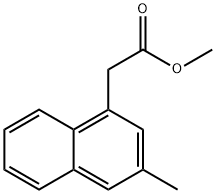 1-Naphthaleneacetic acid, 3-methyl-, methyl ester 구조식 이미지