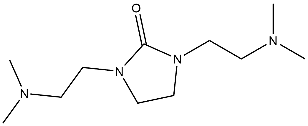 1,3-Bis[2-(dimethylamino)ethyl]-2-imidazolidinone Structure