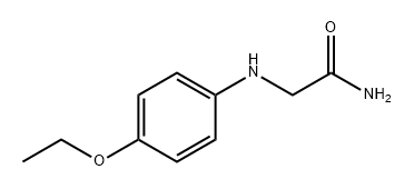 Acetamide, 2-[(4-ethoxyphenyl)amino]- Structure