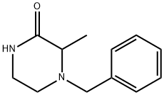 2-Piperazinone, 3-methyl-4-(phenylmethyl)- 구조식 이미지