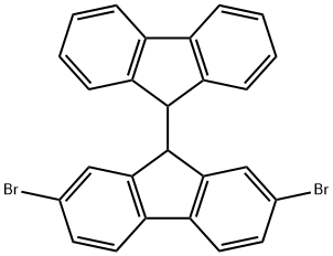 9,9'-Bi-9H-fluorene, 2,7-dibromo- Structure