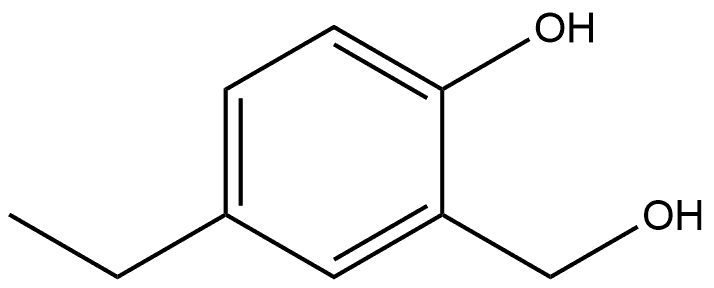 4-Ethyl-2-(hydroxymethyl)phenol Structure