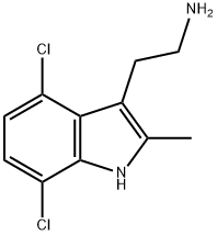 1H-Indole-3-ethanamine, 4,7-dichloro-2-methyl- Structure