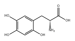 D-Tyrosine, 2,5-dihydroxy- 구조식 이미지