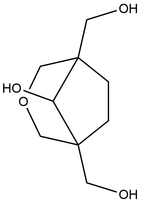 1,5-Bis-hydroxymethyl-3-oxa-bicyclo[3.2.1]octan-8-ol Structure