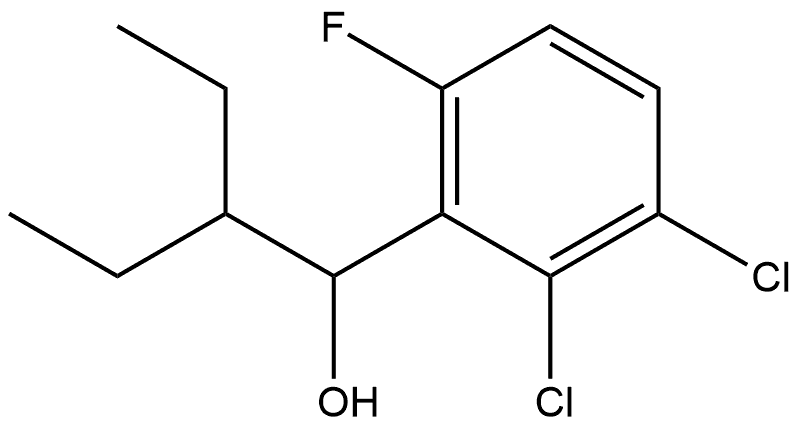 1-(2,3-dichloro-6-fluorophenyl)-2-ethylbutan-1-ol Structure