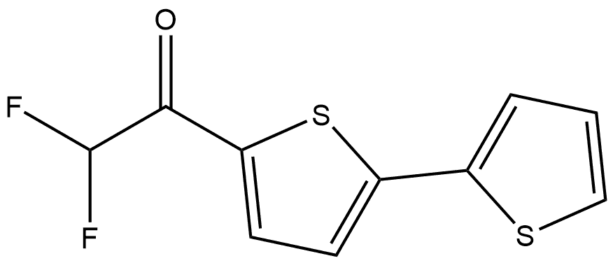 1-([2,2'-bithiophen]-5-yl)-2,2-difluoroethanone Structure