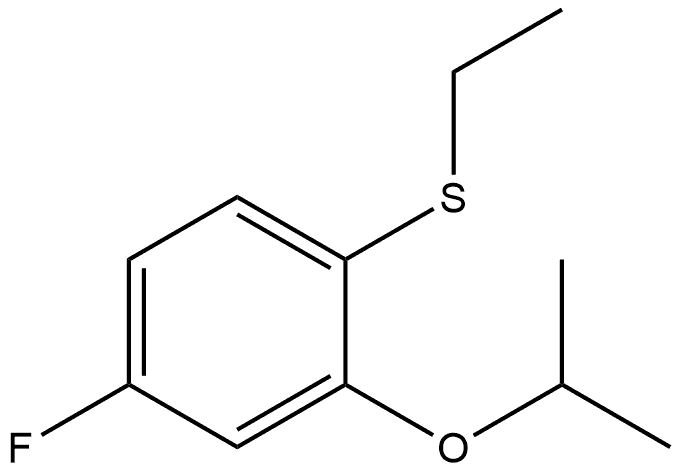 ethyl(4-fluoro-2-isopropoxyphenyl)sulfane Structure