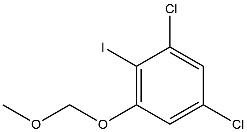 1,5-Dichloro-2-iodo-3-(methoxymethoxy)benzene Structure