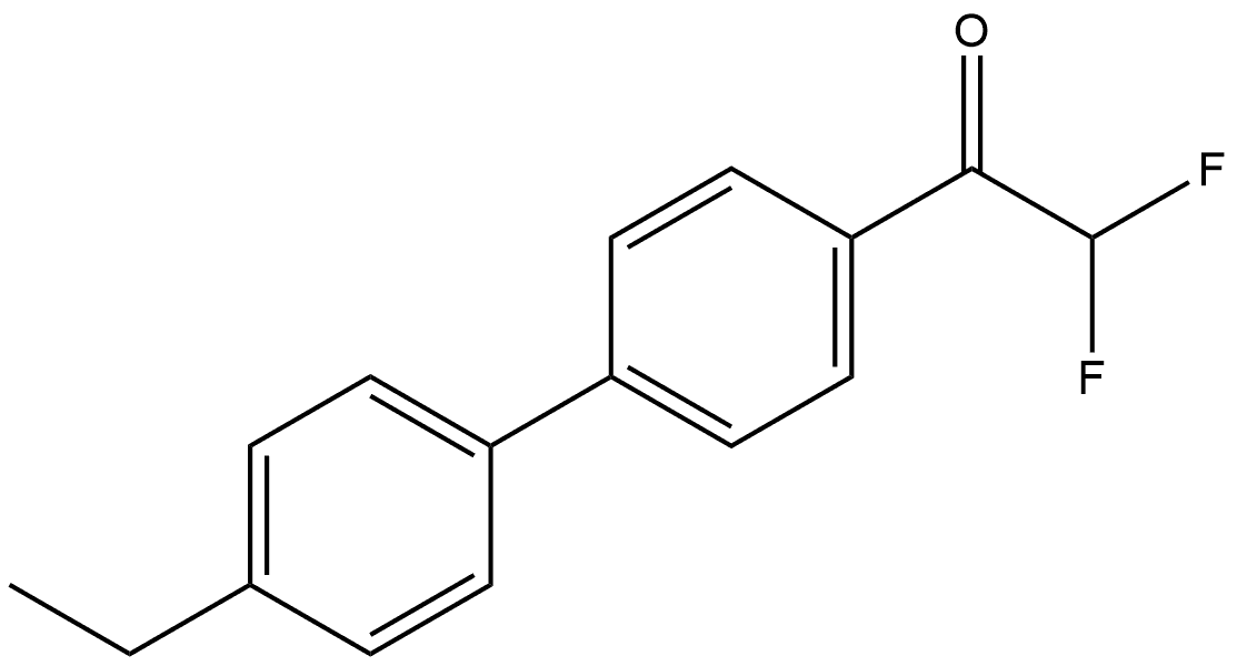 1-(4'-ethyl-[1,1'-biphenyl]-4-yl)-2,2-difluoroethanone Structure