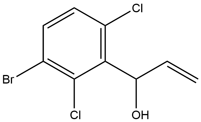 1-(3-bromo-2,6-dichlorophenyl)prop-2-en-1-ol Structure