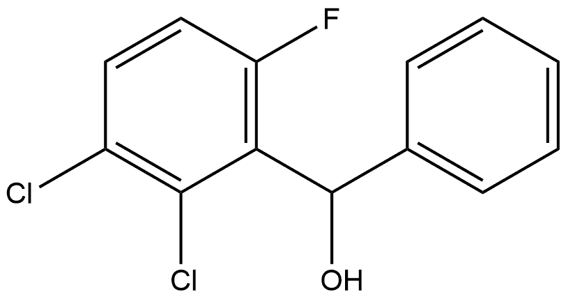 (2,3-dichloro-6-fluorophenyl)(phenyl)methanol Structure