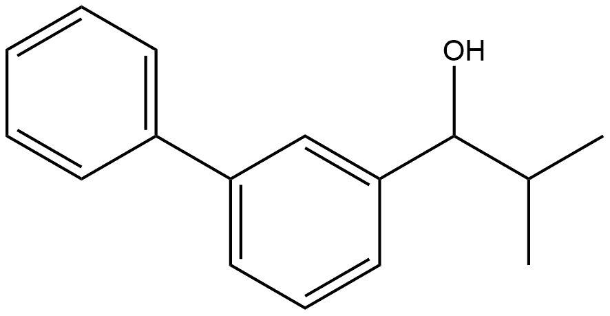 1-([1,1'-biphenyl]-3-yl)-2-methylpropan-1-ol Structure