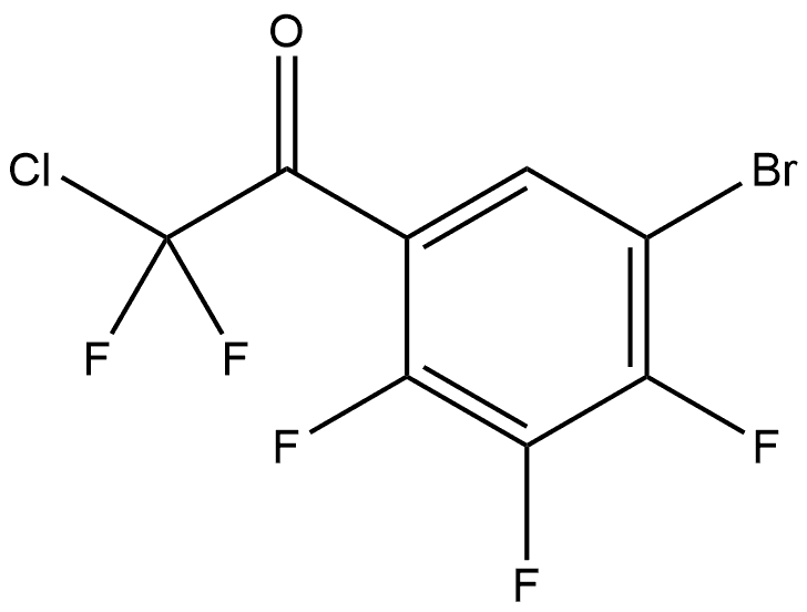 1-(5-bromo-2,3,4-trifluorophenyl)-2-chloro-2,2-difluoroethanone Structure