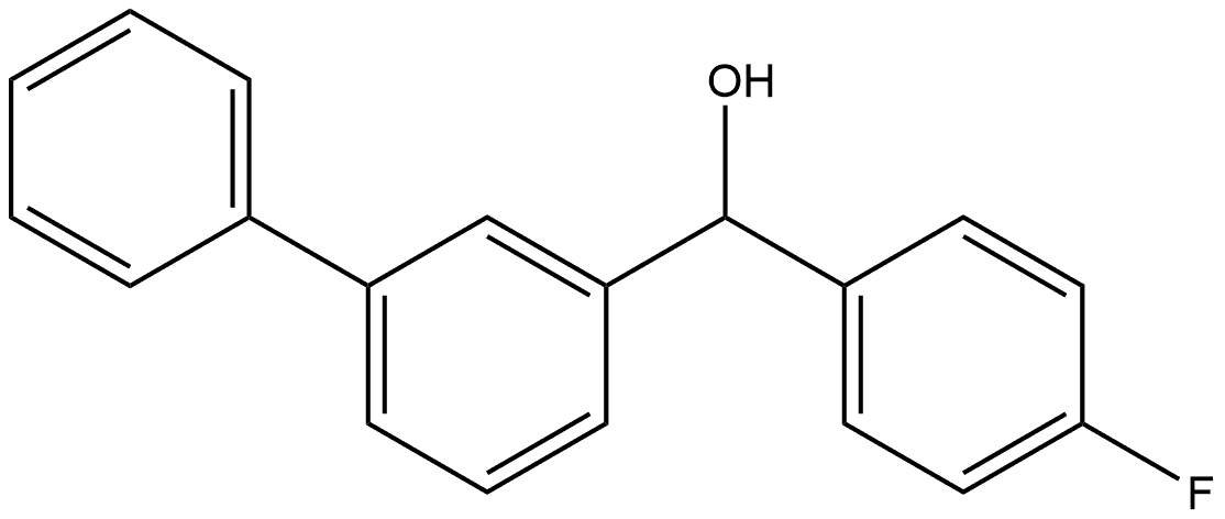 1,1'-biphenyl]-3-yl(4-fluorophenyl)methanol Structure