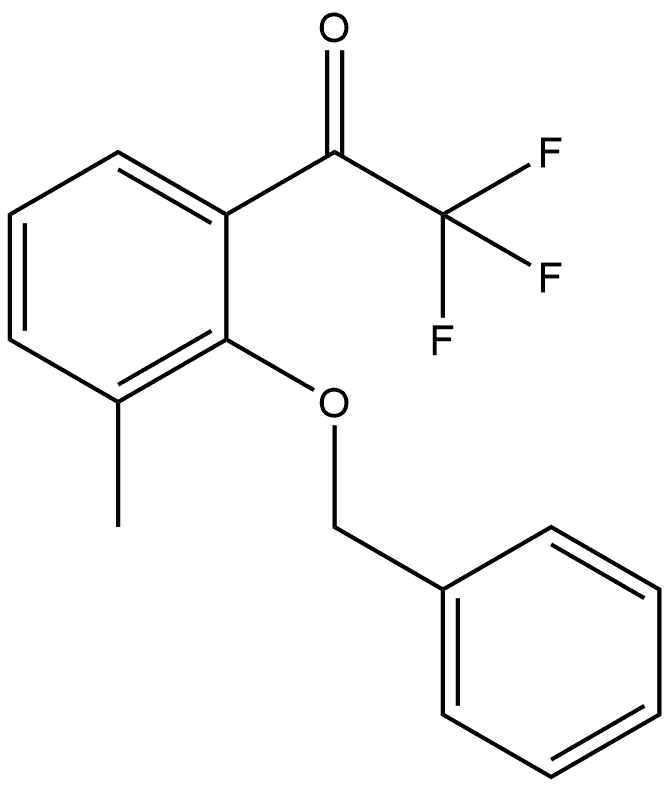 1-(2-(benzyloxy)-3-methylphenyl)-2,2,2-trifluoroethanone Structure