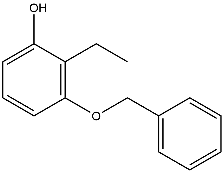 3-(benzyloxy)-2-ethylphenol Structure