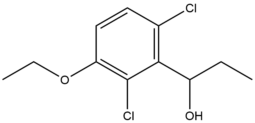 1-(2,6-dichloro-3-ethoxyphenyl)propan-1-ol Structure