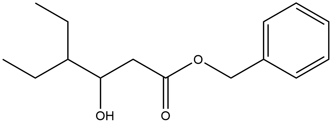 benzyl 4-ethyl-3-hydroxyhexanoate Structure