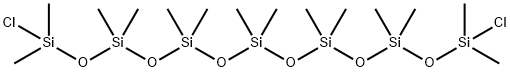 Heptasiloxane, 1,13-dichloro-1,1,3,3,5,5,7,7,9,9,11,11,13,13-tetradecamethyl- 구조식 이미지