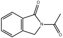 1H-Isoindol-1-one, 2-acetyl-2,3-dihydro- Structure