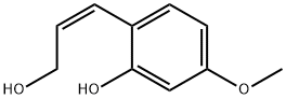 2-[(Z)-3-Hydroxy-1-propenyl]-5-methoxyphenol 구조식 이미지