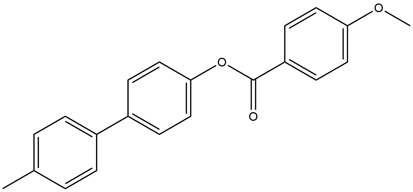 4'-Methyl[1,1'-biphenyl]-4-yl 4-methoxybenzoate Structure