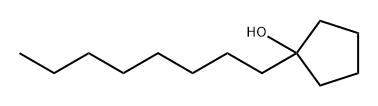 Cyclopentanol, 1-octyl- Structure