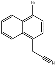 1-Naphthaleneacetonitrile, 4-bromo- Structure