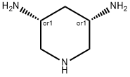 3,5-Piperidinediamine, (3R,5S)-rel- Structure