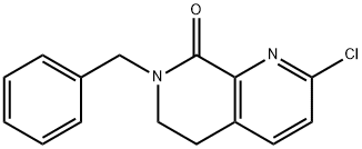 7-benzyl-2-chloro-5,6,7,8-tetrahydro-1,7-naphthyri
din-8-one Structure