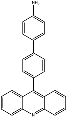 [1,1'-Biphenyl]-4-amine, 4'-(9-acridinyl)- Structure