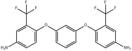 Benzenamine, 4,4'-[1,3-phenylenebis(oxy)]bis[3-(trifluoromethyl)- 구조식 이미지