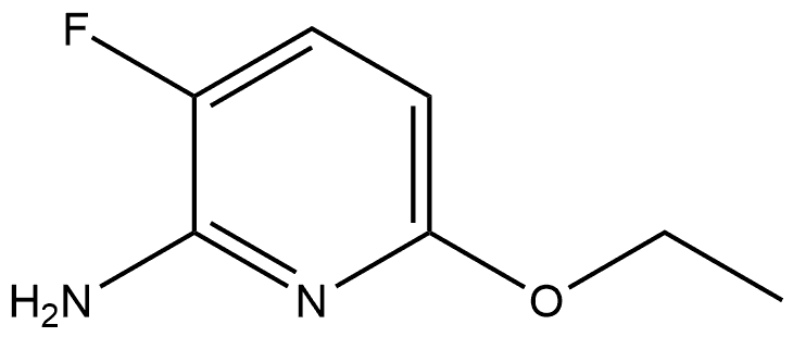 6-ethoxy-3-fluoropyridin-2-amine Structure