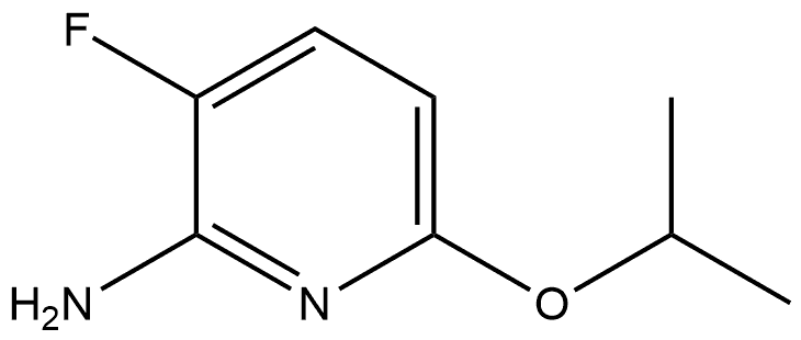 3-fluoro-6-isopropoxypyridin-2-amine Structure