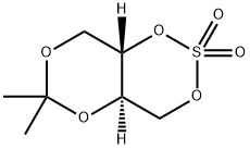 [1,3]Dioxino[5,4-d]-1,3,2-dioxathiin, tetrahydro-6,6-dimethyl-, 2,2-dioxide, (4aR,8aS)- Structure