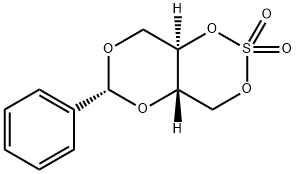 4H,8H-[1,3]Dioxino[5,4-d]-1,3,2-dioxathiin, dihydro-6-phenyl-, 2,2-dioxide, (4aS,6R,8aR)- Structure