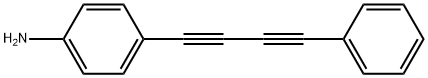 Benzenamine, 4-(4-phenyl-1,3-butadiyn-1-yl)- Structure