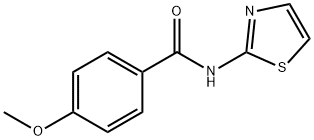 4-Methoxy-N-2-thiazolylbenzamide Structure