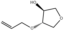 3-Furanol, tetrahydro-4-(2-propen-1-yloxy)-, (3S,4S)- Structure