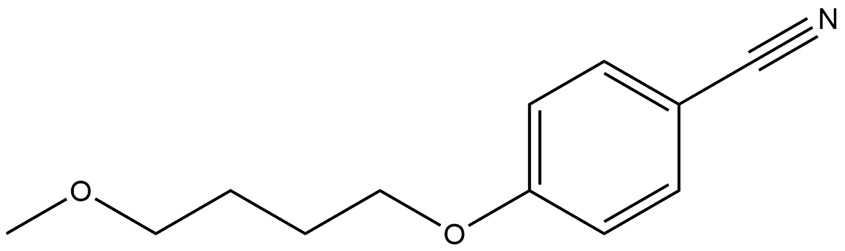 4-(4-Methoxybutoxy)benzonitrile Structure