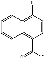 4-Bromo-1-naphthoyl fluoride Structure
