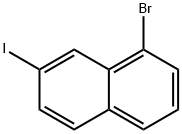 Naphthalene, 1-bromo-7-iodo- 구조식 이미지