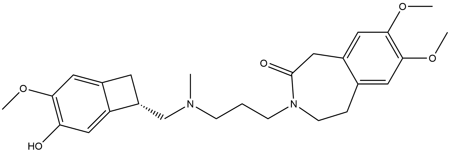Ivabradine Impurity 21 HCl Structure