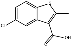 5-chloro-2-methyl-1-benzothiophene-3-carboxylic
acid Structure