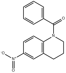 Methanone, (3,4-dihydro-6-nitro-1(2H)-quinolinyl)phenyl- 구조식 이미지