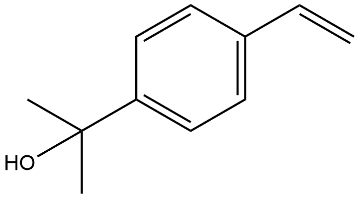 2-(4-vinylphenyl)propan-2-ol 구조식 이미지