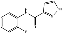 1H-Pyrazole-3-carboxamide, N-(2-fluorophenyl)- Structure