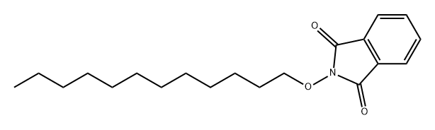 1H-Isoindole-1,3(2H)-dione, 2-(dodecyloxy)- Structure