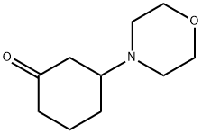 Cyclohexanone, 3-(4-morpholinyl)- 구조식 이미지